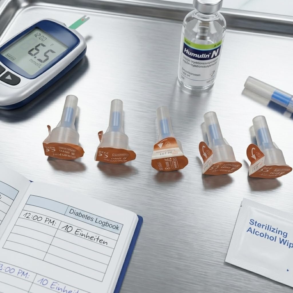 GensuPen2 Insulin Injection Pen Set with 5 Needles and Cartridge - Image 8