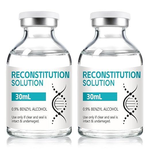 Bacteriostatic water (BAC WATER) Tiezeeu 30ml Sealed Glass Vials, Set of 2 - Image 5