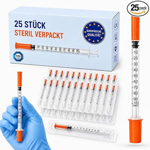 1ml Sterile Syringes With 30G 8mm Fixed Needle For Laboratory Use - Image 9